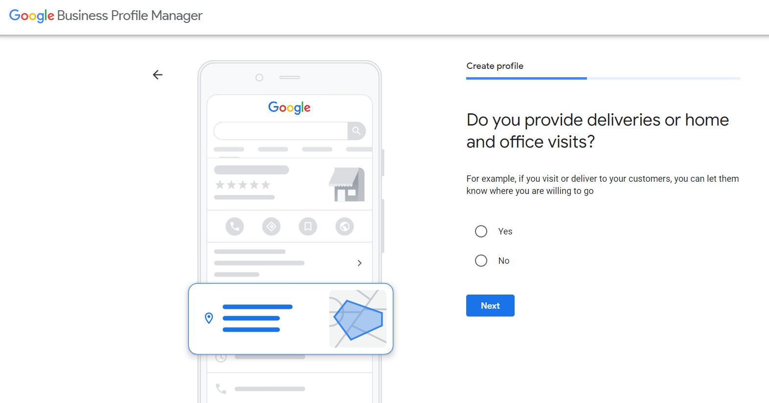 Step 6 Google my business personal trai er
