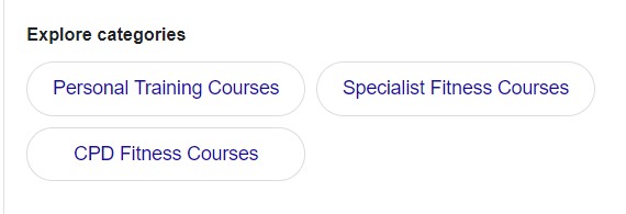 Add categories to your Google My Business Personal Trainer list