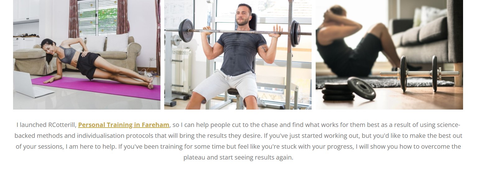 Rcortrelli personal trainer mission statement