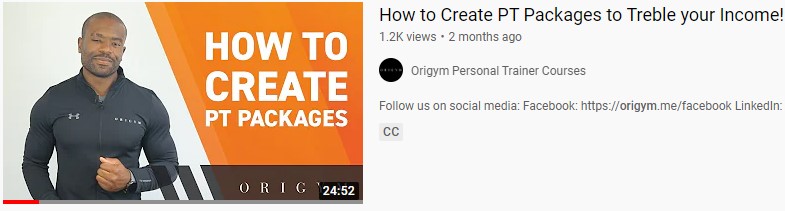 fitness programmes online sell