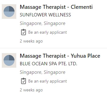 sports massage therapist singapore