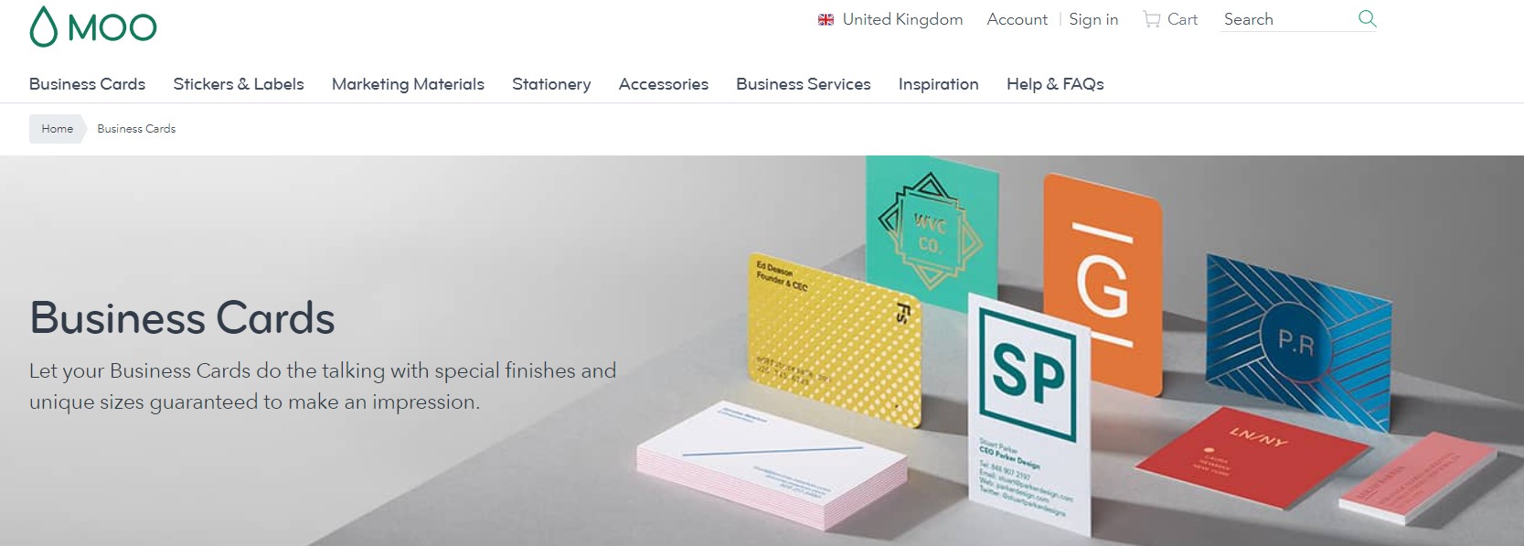 Moo personal trainer business cards