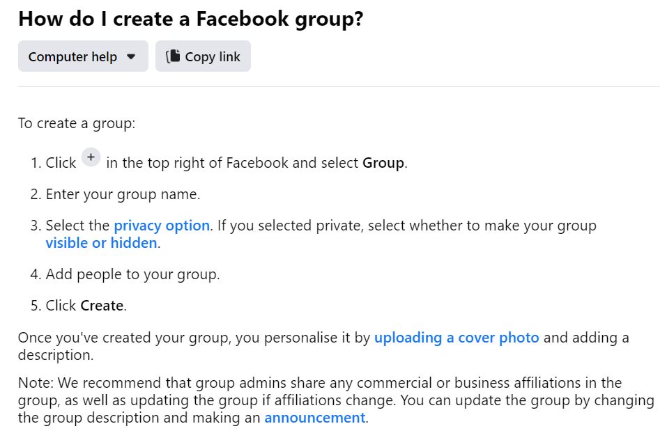 facebook expert personal trainer advice image