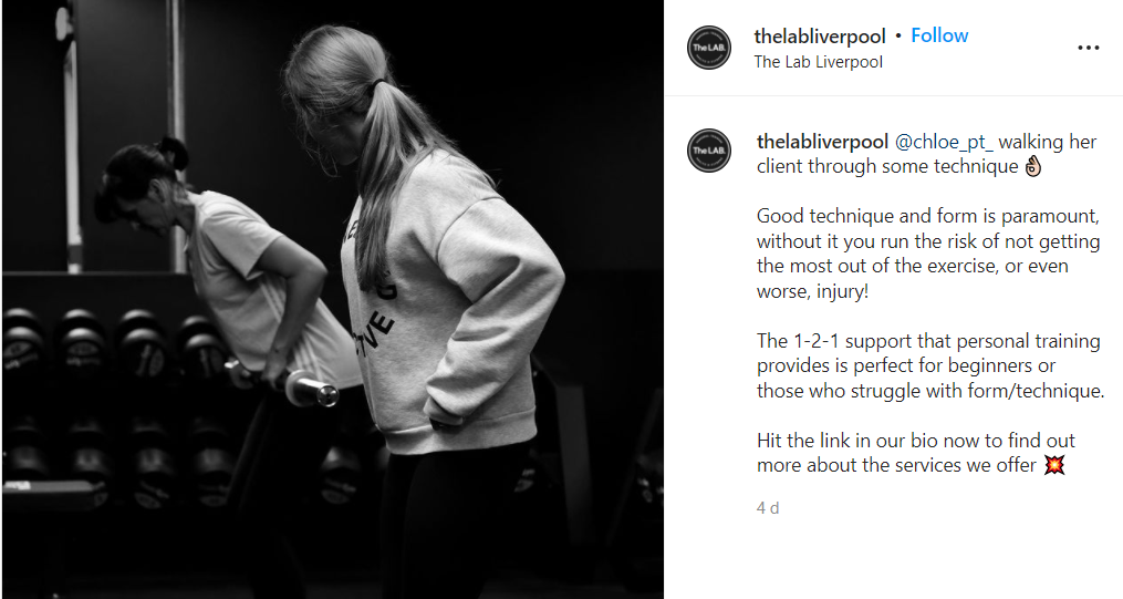 the lab expert personal trainer tips image