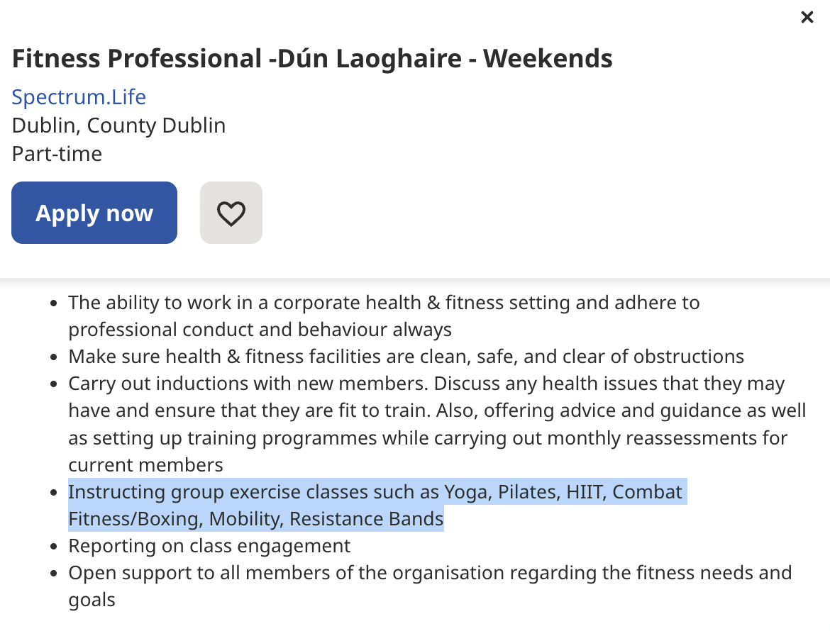 boxing qualifications needed to teach fitness classes image