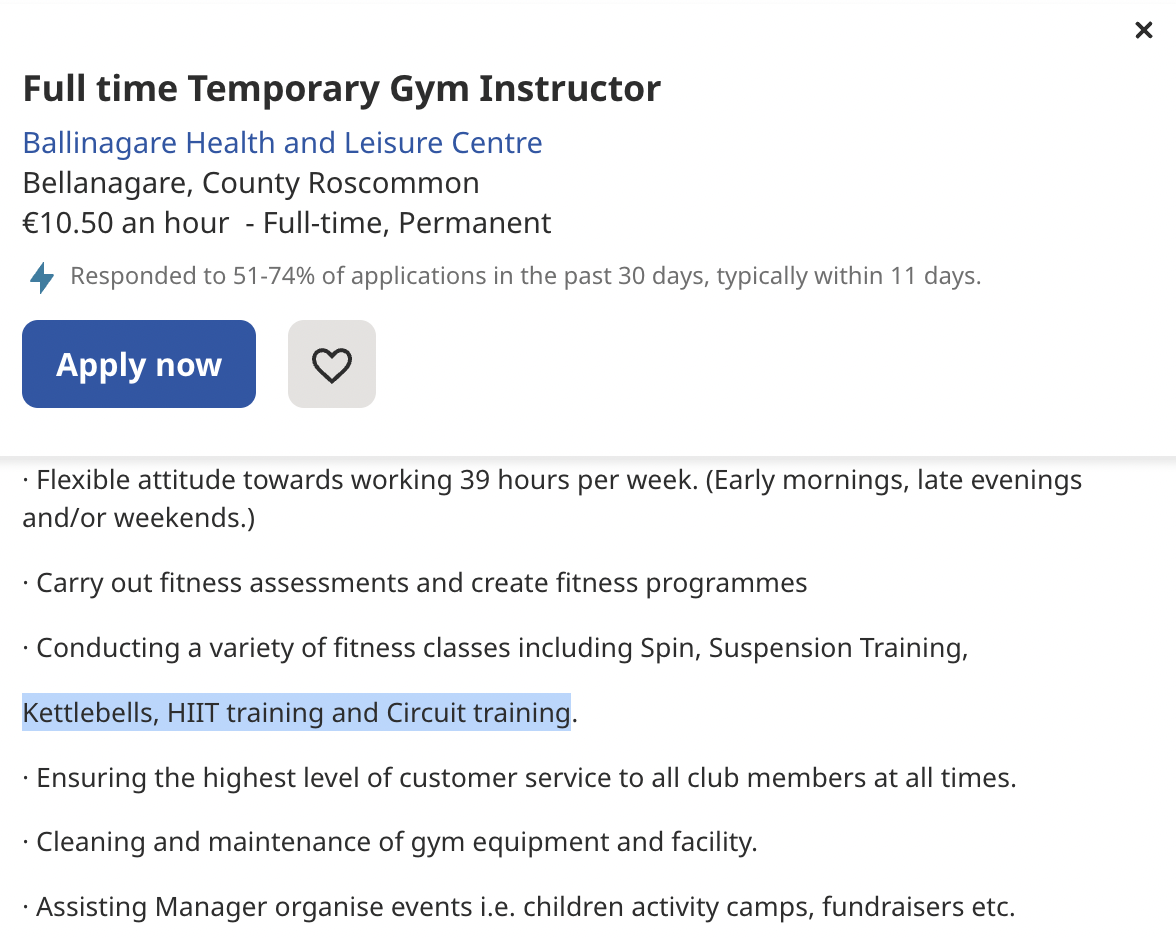 circuit qualification needed to teach fitness classes image