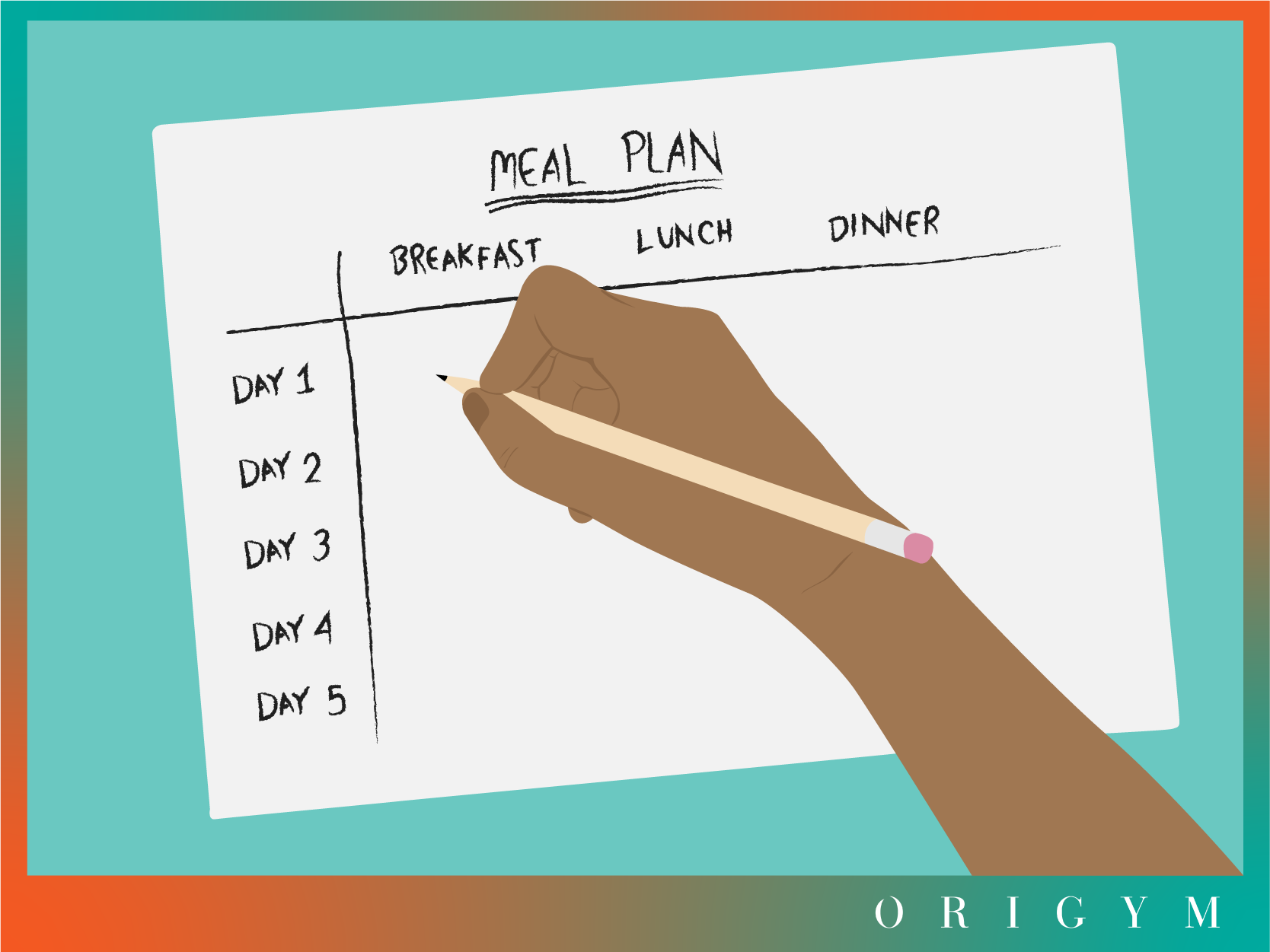 meal planning interview with a nutritionist
