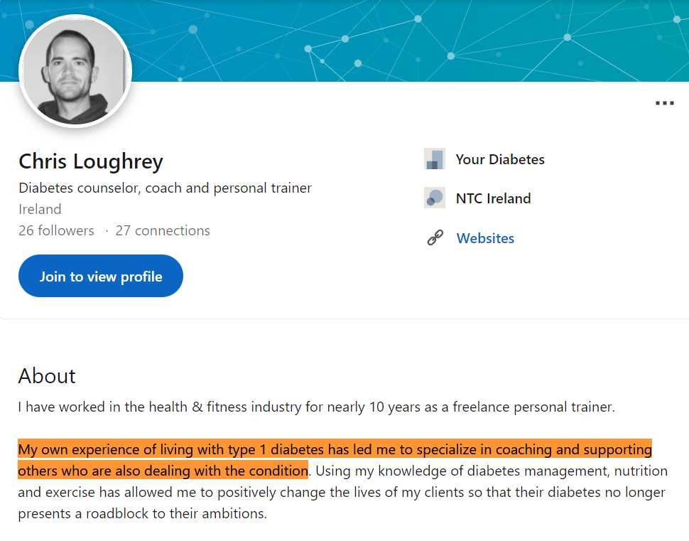 career change personal training LinkedIn