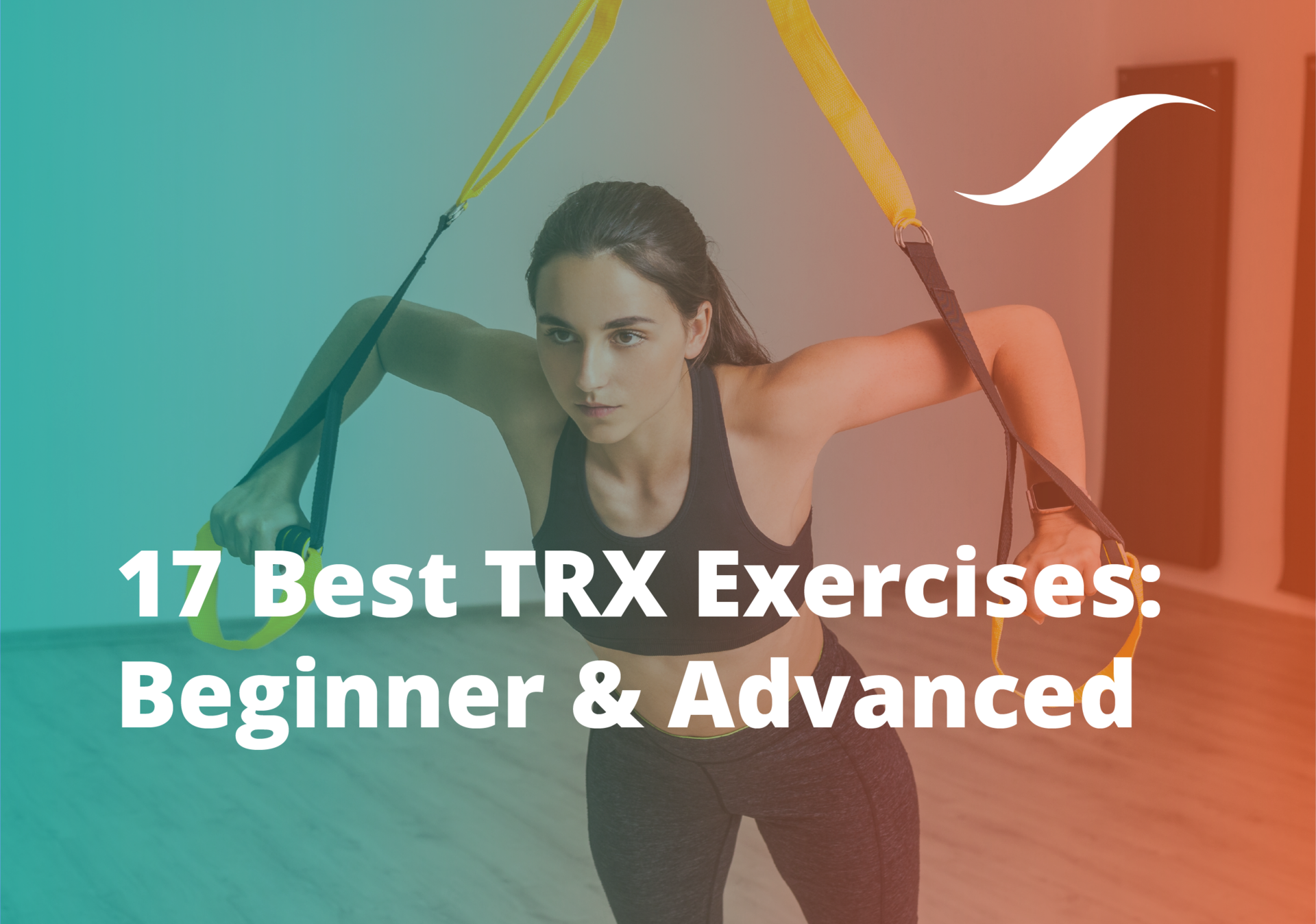 Female Near Trx Straps Stand. Stock Photo - Image of fitness